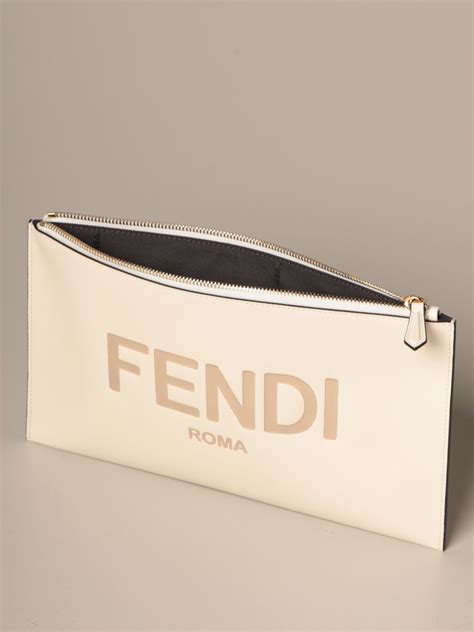 pochette fendi roma|pochette fendi in pelle.